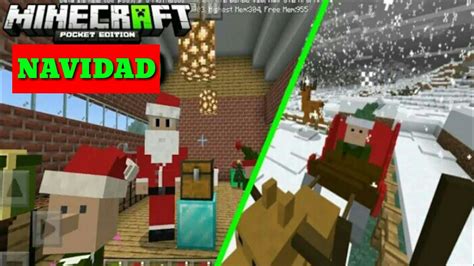 Mod De Navidad Para Minecraft Pocket Edition Youtube