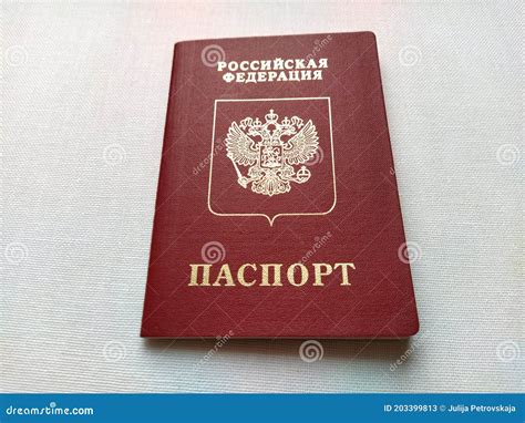 Passport Of A Citizen Of The Russian Federation International Passport