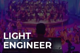 career light engineer illuminating esports venues
