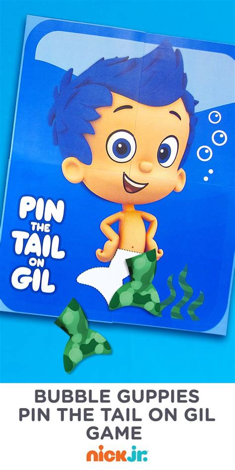 Pin The Tail On The Guppy Bubble Guppies Birthday Party Bubble Guppies Birthday Bubble