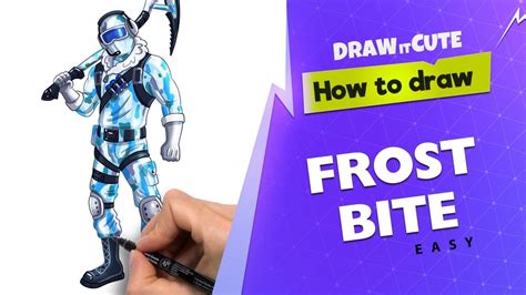 How To Draw Frostbite Easy Fortnite Drawing Tutorial Youtube