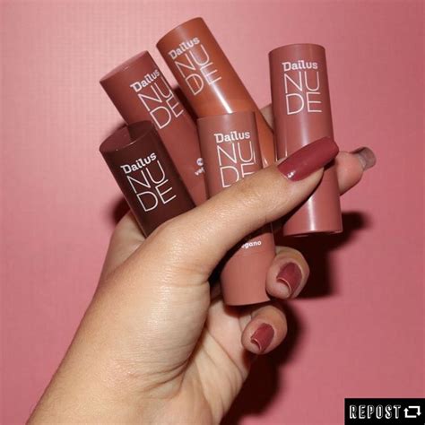 Batom Bala Dailus Nude Nail Polish Lipstick Nails