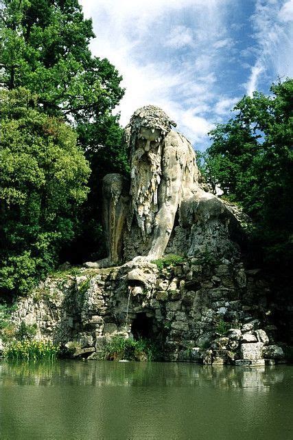 Huge C Statue Known As The Apennine Colossus By Giambologna In