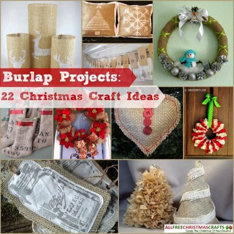 25 Burlap Projects Christmas Craft Ideas You Cant Miss