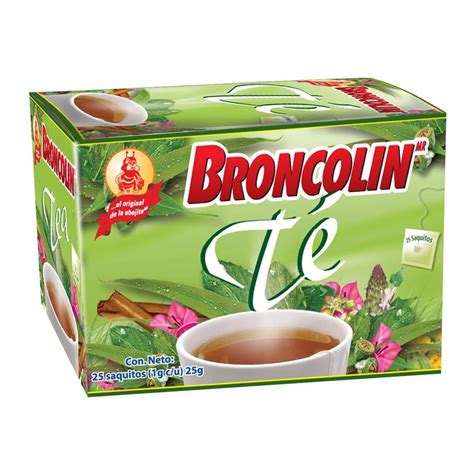 Té Broncolin 25 Saquitos De 1 G Cu Walmart