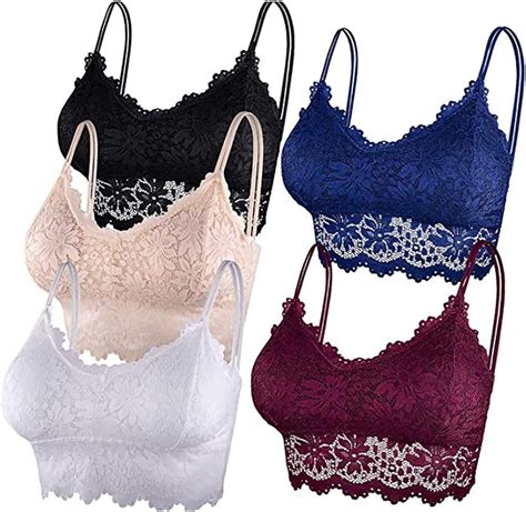 Cosanter Dentelle Sexy Triangle Cup Bustier Demi Soutien Bralette En