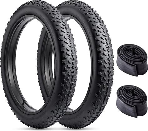 Set Stuks Fatbike Noppen Buitenbanden Inclusief Binnenbanden X