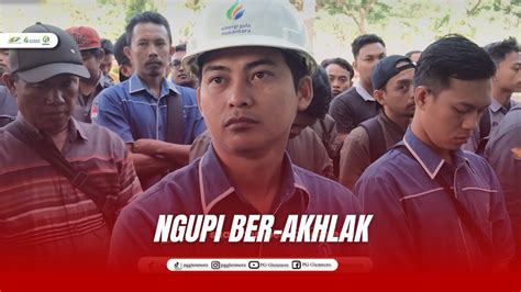 Kegiatan Internalisasi Ngupi Ber Akhlak Pg Glenmore Youtube