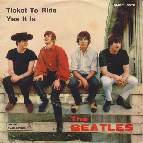The Beatles Ticket To Ride Yes It Is 1965 Vinyl Discogs