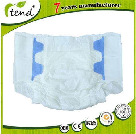 China Disposable Cheap Ultra Thick Adult Diaper For Elderly Senior Old