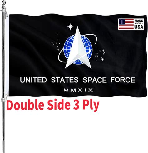 Us Space Force Flag 3x5 Double Sided United States