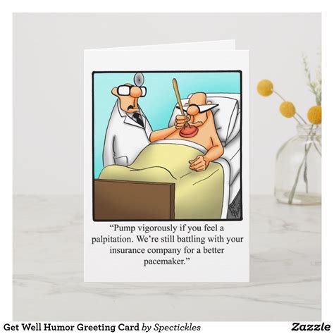 Get Well Humor Greeting Card Get Well Funny Get Well