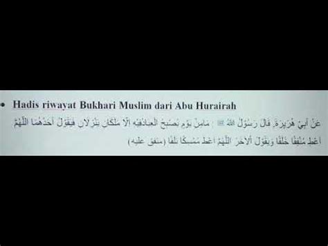 Hadis Riwayat Bukhari Muslim Dari Abu Hurairah Ra Dan Hadis Bukhari