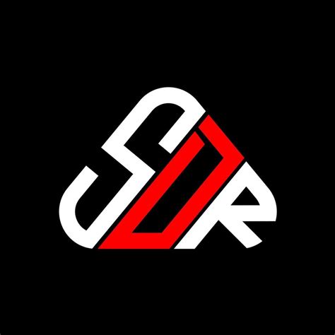 Sdr Letter Logo Creative Design With Vector Graphic Sdr Simple And