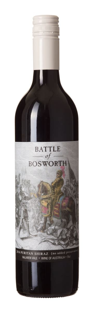 Battle Of Bosworth Puritan Shiraz Vinmonopolet