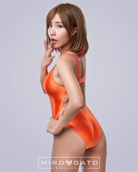 Sirius A Swimsuit Flaming Hot Orange By Hiro Gato Swimwear