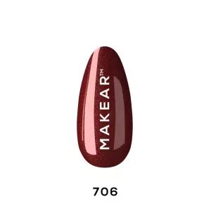 706 Lakier Hybrydowy Glamour Makear 8 Ml