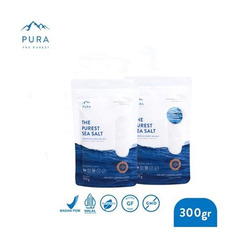 Jual Pura Purest Seasalt Sea Salt Gr Garam Laut Natural Garam