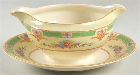 The Arlington Gravy Boat With Attached Underplate By Myott