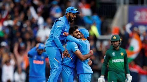 India Vs Pakistan World Cup 2019 Highlights Rohit Bowlers Make It 7