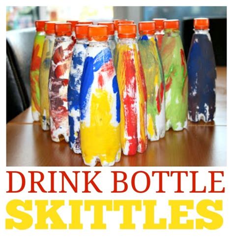 DIY Drink Bottle Skittles: Easy and Fun Craft for Kids | Mum In The ...