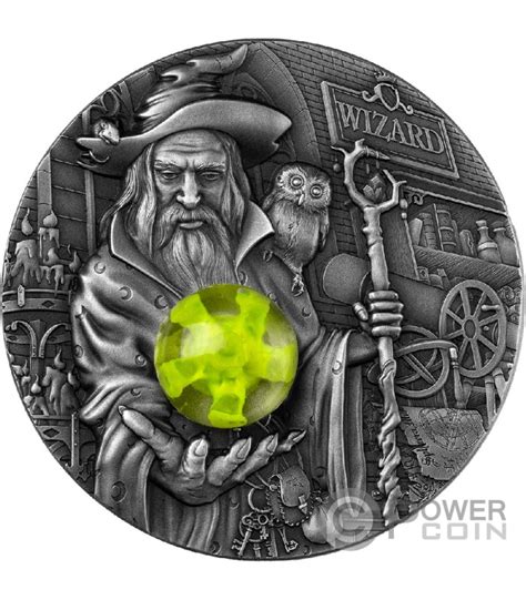 WIZARD 2 Oz Silber Münze 2000 Francs Cameroon 2023