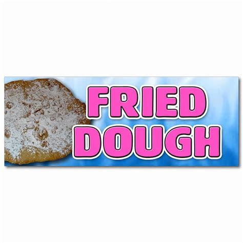 24 Fried Dough Decal Sticker Carnival Elephant Ear Deep Batter Powder