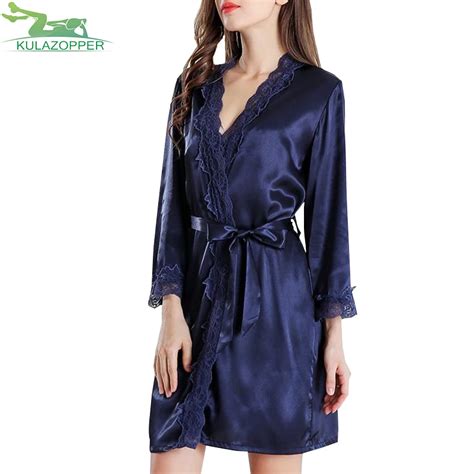 Sexy Women S Robe Gown Sets Bathrobe Mini Night Dress Pieces Set