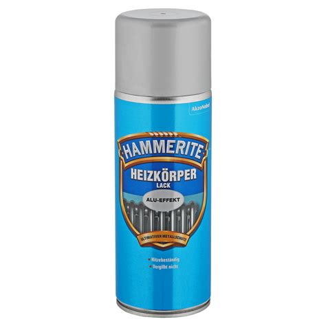 Heizkörperlack Spray aluminiumfarben glänzend 400 ml