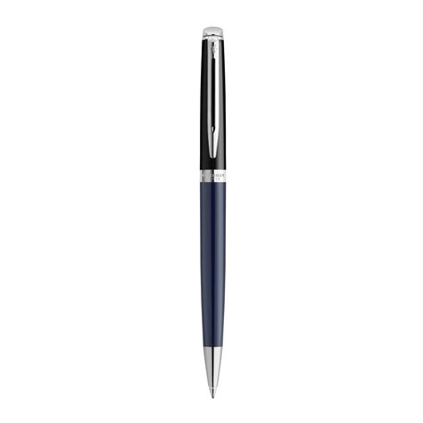 Stylo Bille Waterman H Misph Re Color Blocking Laque Noire Et Bleue