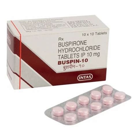 Buspirone Hydrochloride Tablet Packaging Type Strips At Rs Stripe