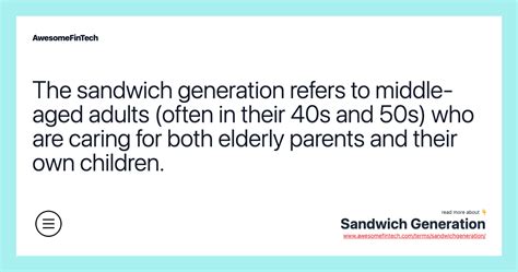 Sandwich Generation | AwesomeFinTech Blog