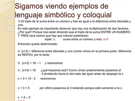 Lenguaje coloquial y simbólico PPT