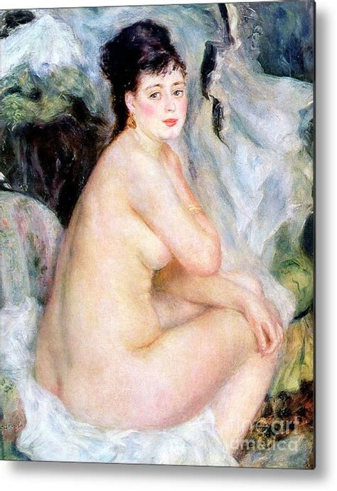 Nude Artist Pierre Auguste Renoir Metal Print By Print Collector Photos