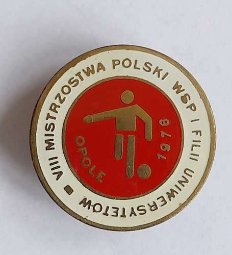 Odznaka VIII Mistrzostwa Polski WSP i Filii Uniwersytetów w piłce