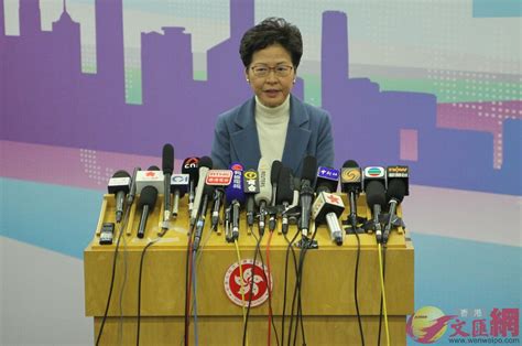 林鄭述職│林鄭月娥：解決香港深層次矛盾和問題需要安全穩定環境 香港文匯網