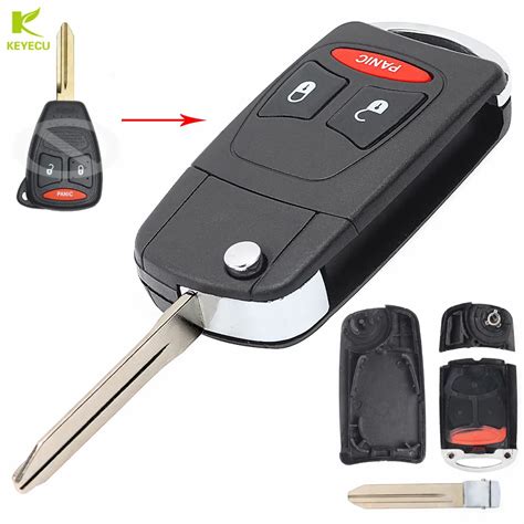 KEYECU Replacement New Remote Key Fob Kobdt04a Shell Flip Case Fob 3