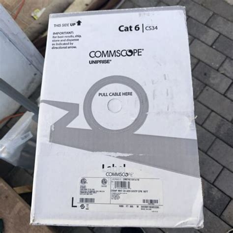 Commscope Cs P P Cat U Utp Plenum Cmp Network Cable White