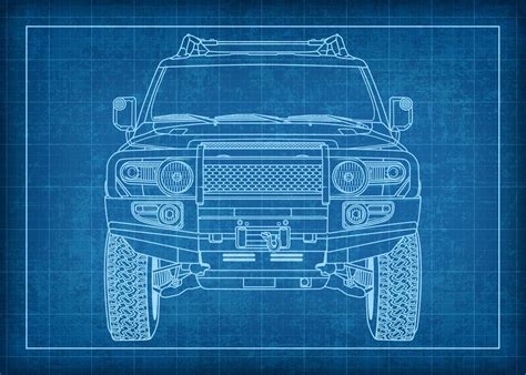 Toyota FJ Cruiser Poster By Navin Guyvit Displate