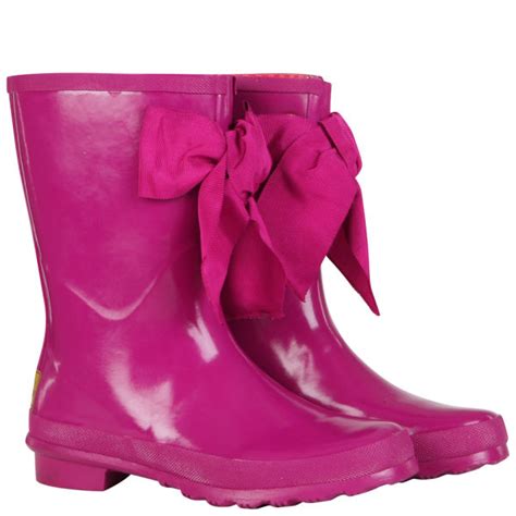 Joules Womens Millie Wellies Pink Free Uk Delivery Allsole