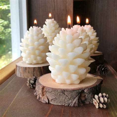 3D Pine Cone Silicone Mould For Candle Making Pragmism