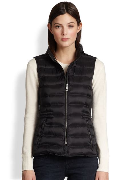 Lyst Burberry Brit Cranstead Puffer Vest In Black