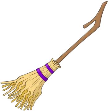 Witch Broom Cartoon Cartoon Clipart Witch Clipart Broom Clipart PNG