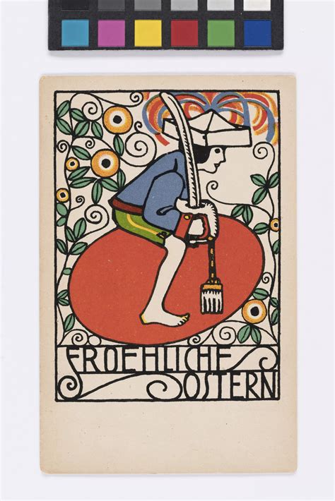 Postkarte Der Wiener Werkst Tte Nr Osterkarte Wien Museum