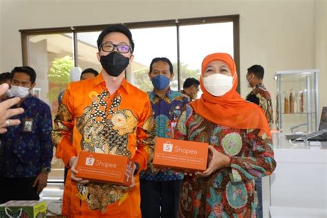 Gandeng Shopee Dirikan Kampus Umkm Gubernur Khofifah Optimistis Akan