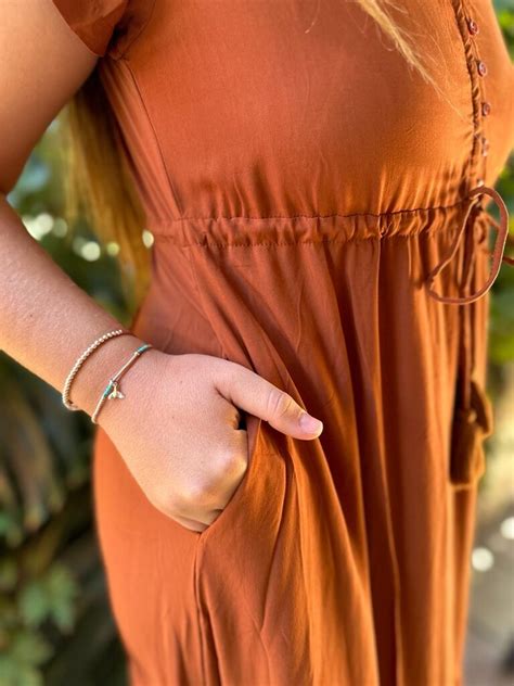 DRESS HS NOLA MAXI GINGERBREAD Naked Gypsy