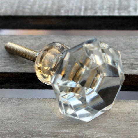 Glass Knobs Cabinet Knobs Dresser Knob Vintage Glass - Etsy