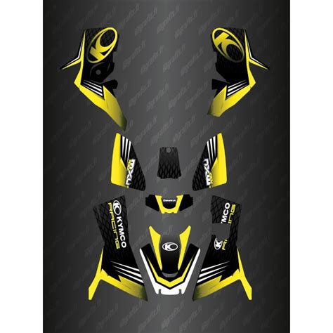 Graphic Kit Slant Edition Full Yellow Kymco 700 MXU After 2019