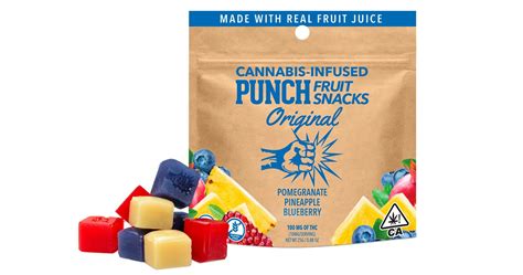 Punch Edibles Original Fruit Snacks 100mg San Diego Vista And Imperial Cannabis Dispensary