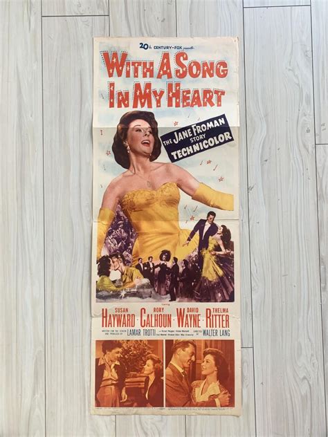 With A Song In My Heart Original Vintage Movie Poster